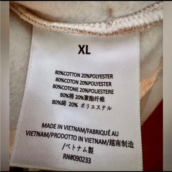 Fear of God Essentials Sweatshirt Mock Neck Pullover Oatmeal Beige Men’s Size XL - Picture 5 of 5